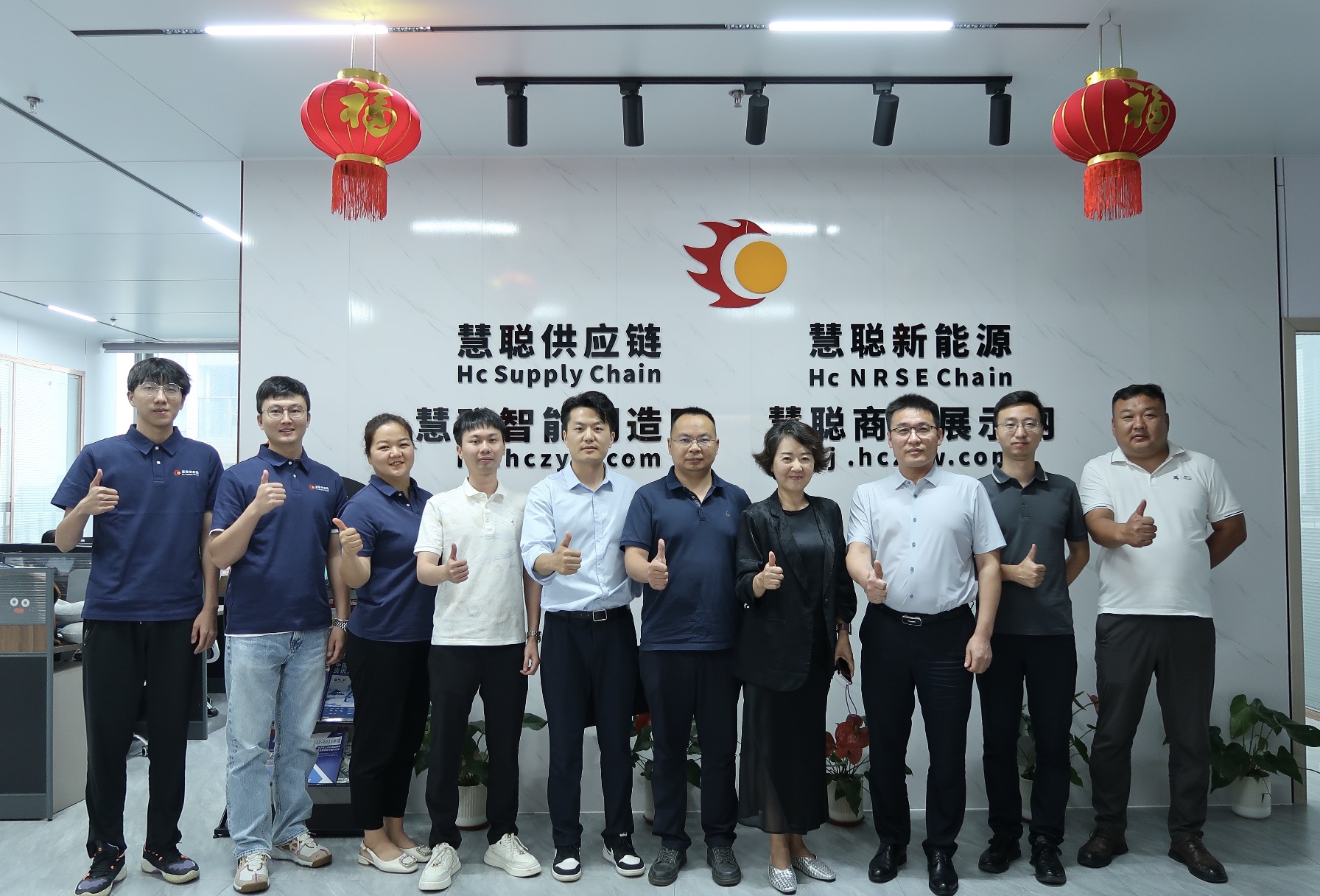 徐州马坡镇领导考察慧聪供应链，共商玻璃产业带转型升级新路径